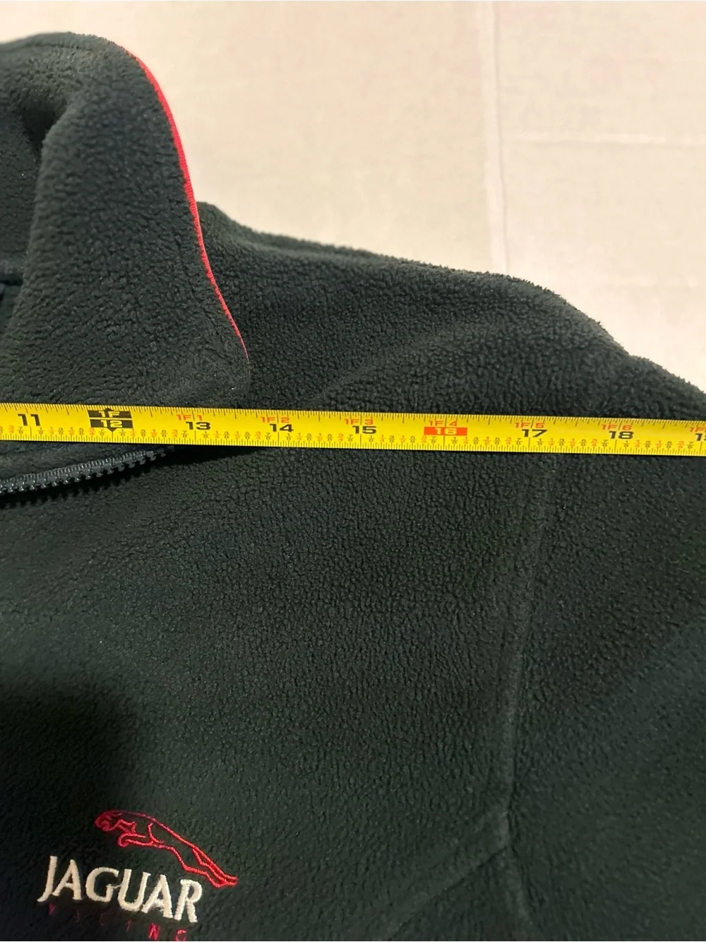 Jaguar Racing Fleece Jacket Y2K Men’s M British Green Full Zip Motorsport F1